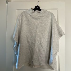 Frank & Eileen Audrey Capelet in Heather White Melange Fleece